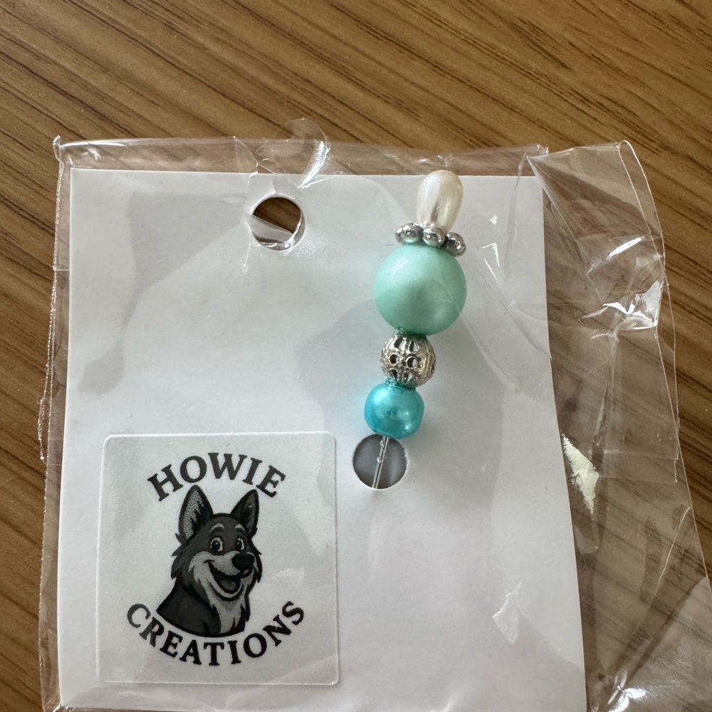 Howie Creations Beaded Stick Pin - NWOT